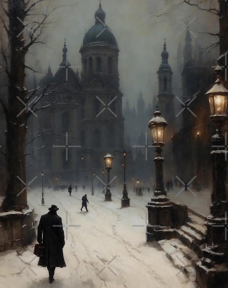 On the Way to Work 🎨 Dark Gothic Arts